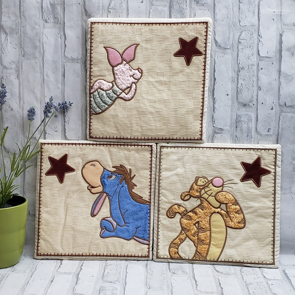 Vintage Disney Embrodery Classic Keepsake Hangable Baby Room Decor (3)
